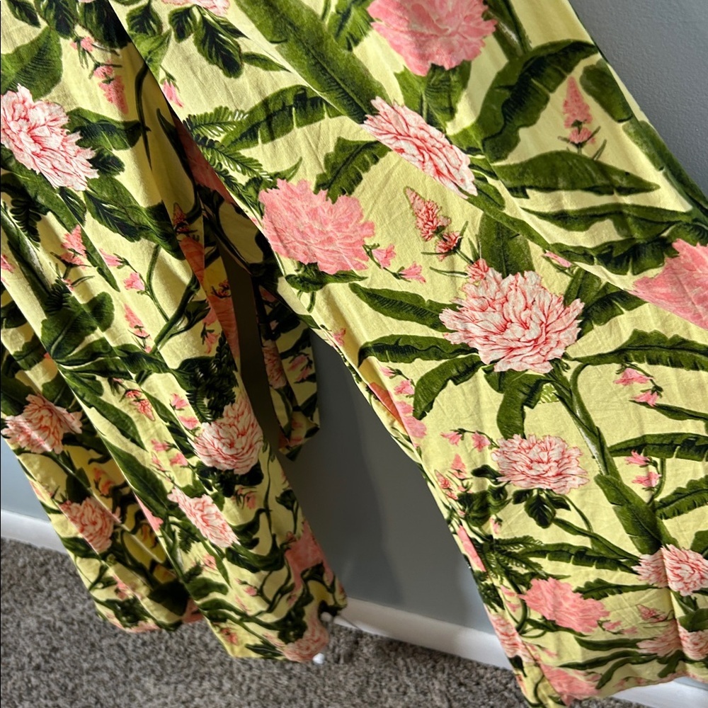 Aguabendita x Target Yellow Floral Halter Jumpsuit - Picture 4 of 8